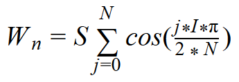 Wind cos force equation