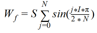 Wind sin force equation